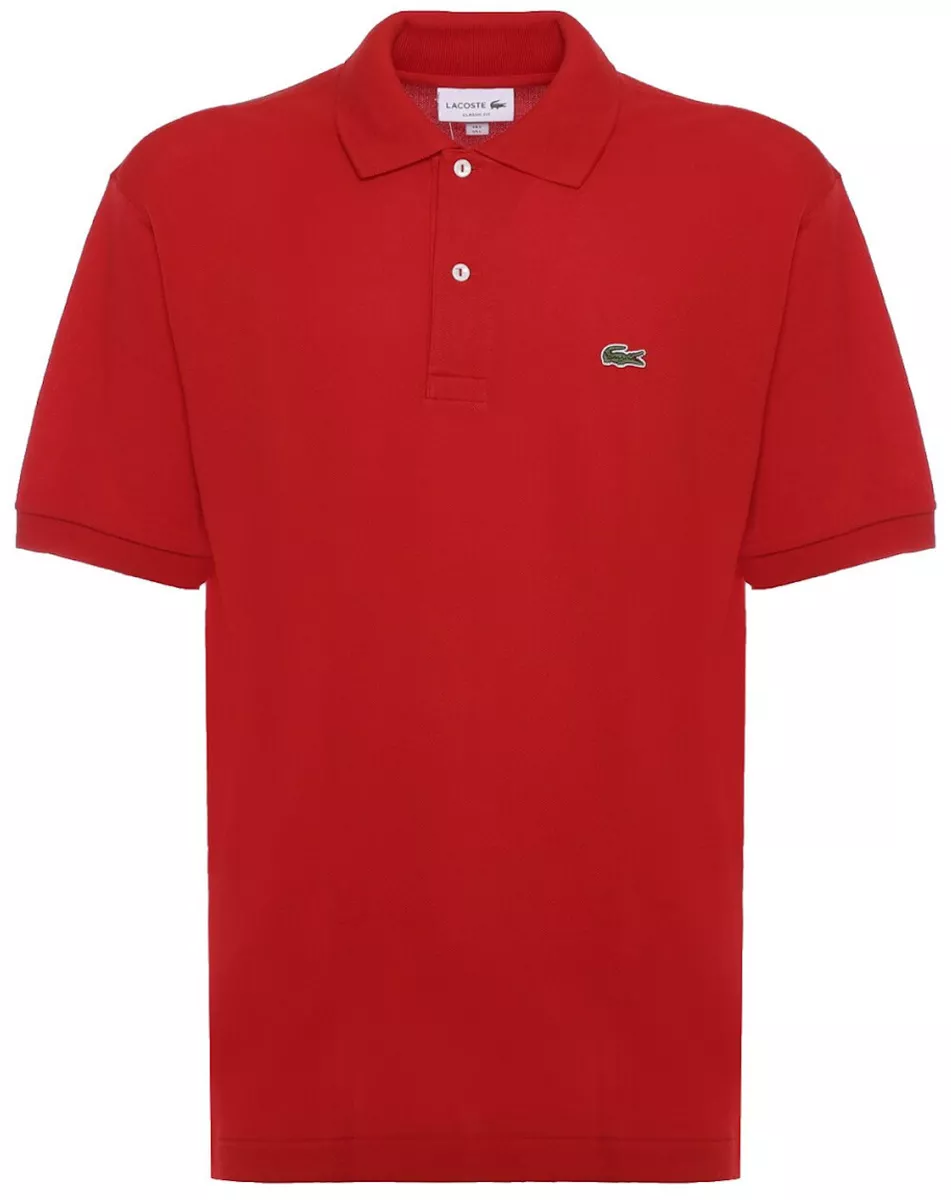 Polo rouge outlet lacoste