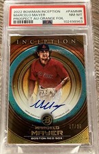 Marcelo Mayer, 2022, Bowman Inception Prospect Autographs, #PA-MMR, Orange, /25