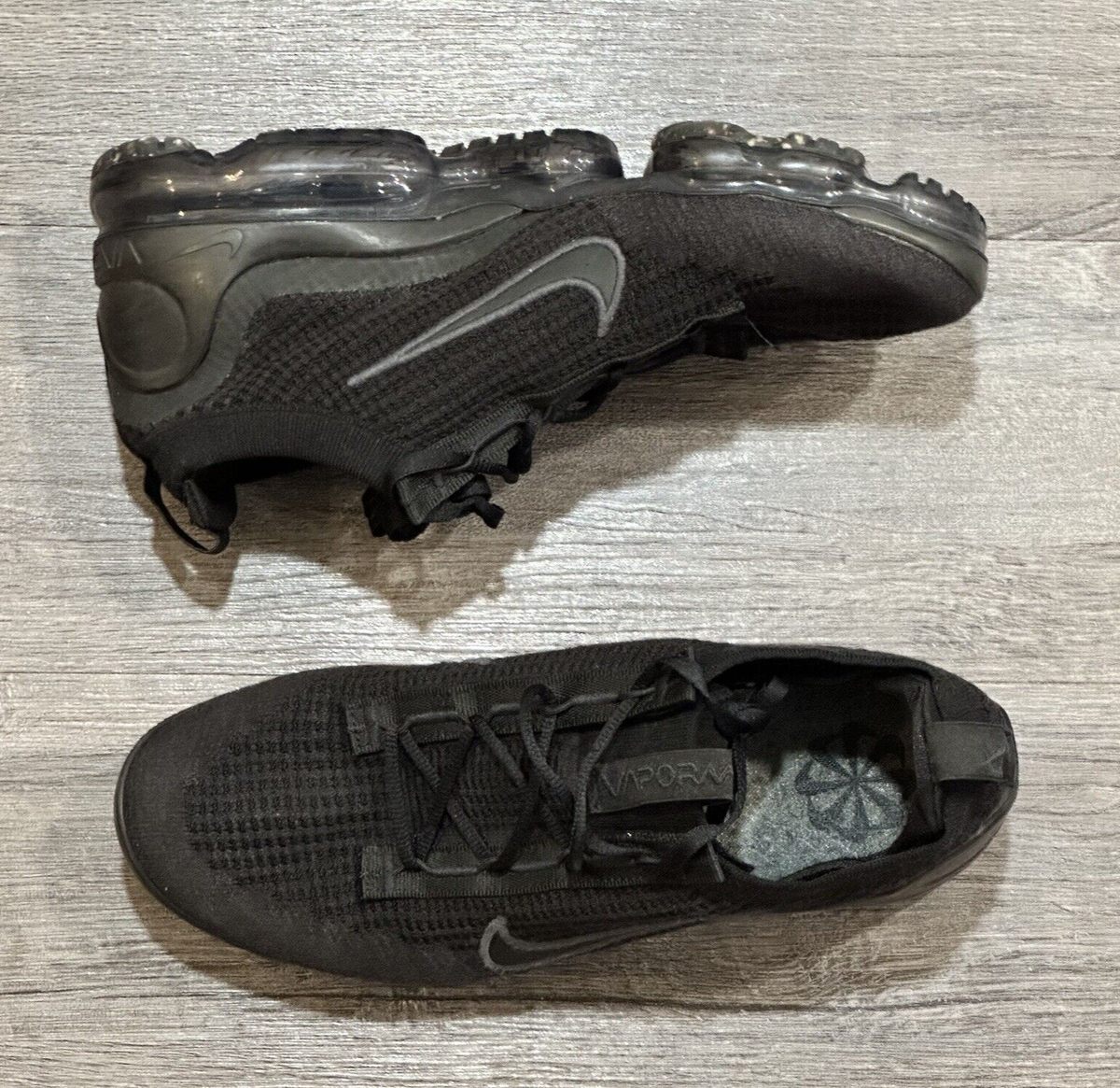Nike Air VaporMax Flyknit 2021 NBY Triple Black Anthracite 