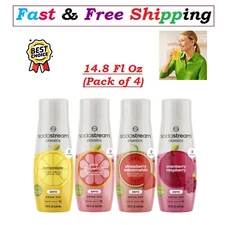 SodaStream Variety Pack Drink Mixes, 0 Calories, 14.8 Fl Oz (Pack of 4)