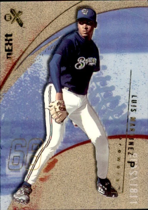 2002 E-X nEXT Rookie #119 Luis Martinez /2499 Milwaukee Brewers Numbered RC - Image 3 of 4