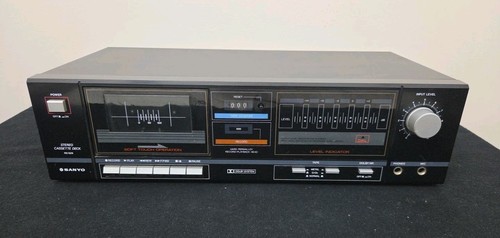 Vntg Sanyo RD S29 Stereo Cassette Deck Dolby Audio, Great Working Condition 