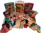 Barbie Vintage Clothing & Accessories Lot for Barbie & Ken w/ Cases, Multicolor