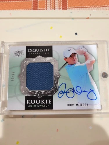 RORY McILROY 2014 UPPER DECK GOLF EXQUISITE ROOKIE AUTO RPA  #85/99