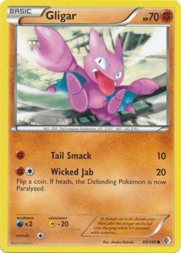 Gligar - 80/149 - Common - Lightly Played