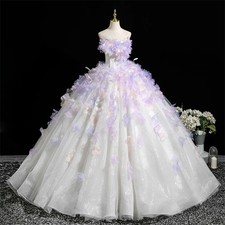 Strapless Party Dresses 15 Quinceanera Dresses Ball Gown Sweet Flower 15 Year