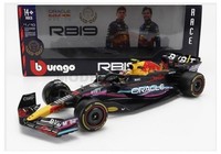 Burago BU18003-P-MIAMI Red Bull - F1 RB19 Team Oracle Racing N 11 2Nd M