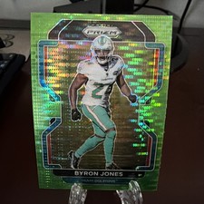 2021 Panini Prizm #110 Byron Jones Neon Green Pulsar