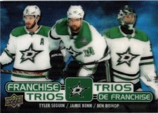 2020-21 Upper Deck Tim Hortons Franchise Trios Tyler Seguin/Jamie Benn/Ben