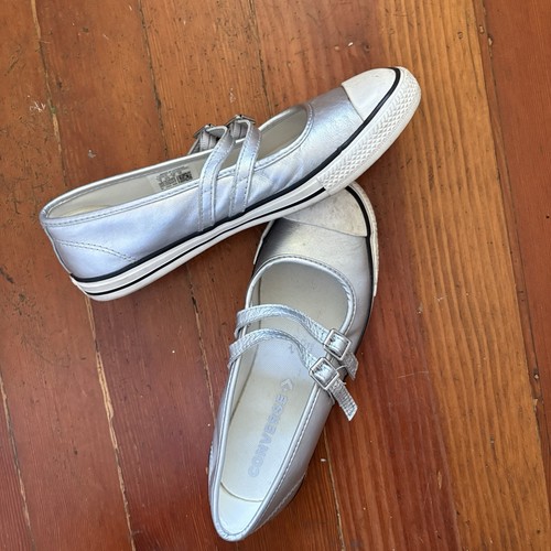 Vintage Silver Mary Jane Converse Flats Size Women’s 8 Double Strap by Converse, $35 - Photo 6