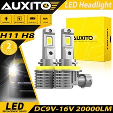 AUXITO H11 H8 LED Headlight Bulb Low Beam for Chevy Silverado 1500 2500 3500 HD
