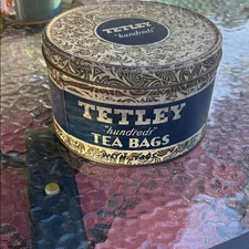 Vintage Tetley Tea Bag Tin