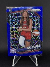 2025 WNBA Prizm Kiki Iriafen Variation Blue Velocity RC Washington Mystics 👀
