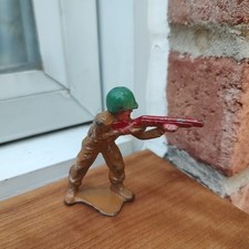 Vintage Barclay Manoil Lead Soldier 534 Sniper USA Army