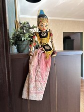 Traditionelle indonesische Wayang Golek Stabpuppe, Marionette Holzpuppe