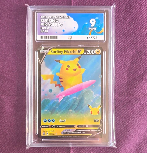 The Pokémon Company Pokémon TCG Surfing Pikachu V 008/025 Holo ACE 9 2021