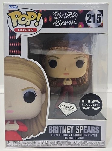 Funko Pop Rocks Britney Spears #215 Diamond Edition Urban Outfitters Exclusive