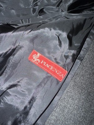 Piacenza Cashmere Mantel Gr. 38 Grau Schurwolle Kaschmir Super Zustand