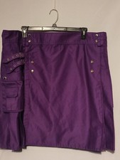 Men's Scottish Utility Kilt Purple Size 48