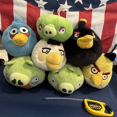 Angry Birds 5 Plush lot (7)  