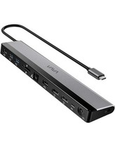 VAVA USB C Docking Station 12 in 1 Dual 4K HDMI Hub Dock VA-DK004 w/Power Supply