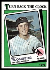 1988 Topps Ron Blomberg New York Yankees #663