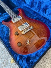 2018 PRS Custom 22, Left Handed, Korina, Dark Cherry Sunburst, Wood Library!!