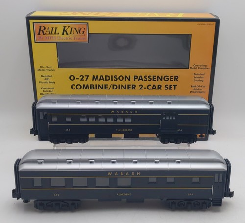 Juego combinado/comedor MTH 30-6263 O Wabash RailKing Madison (juego de 2) nuevo en caja | Zustand: New