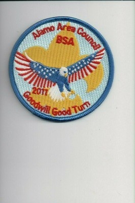 2011 Alamo Area Council Goodwill Good Turn patch