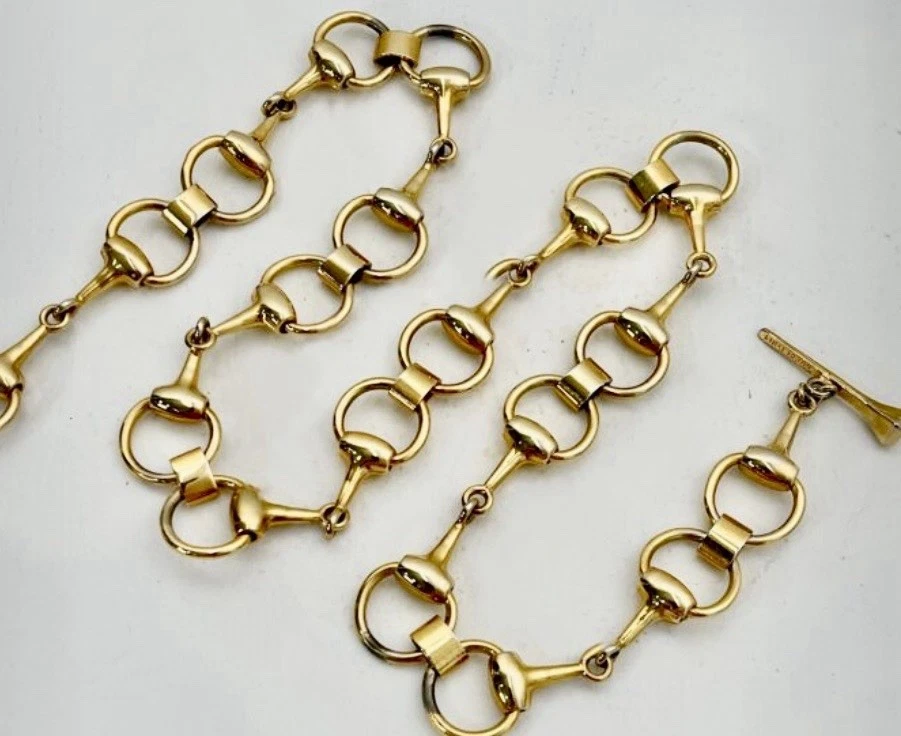 Gucci Women's Gold Chain Belt Belts for sale | eBay
