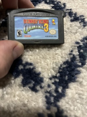 Donkey Kong Country 3 Nintendo Game Boy Advance, 2005 Game Cartridge Nice