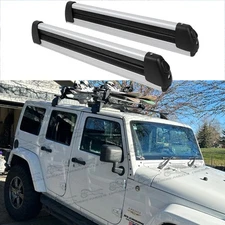 Fishing Rod Ski Snowboard Rack Roof Carriers Mount Cross Bar For Jeep Gladiator