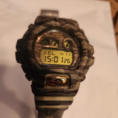 CASIO G-SHOCK GD-X6900TC-8JF Gray Resin Solar Digital Watch | eBay