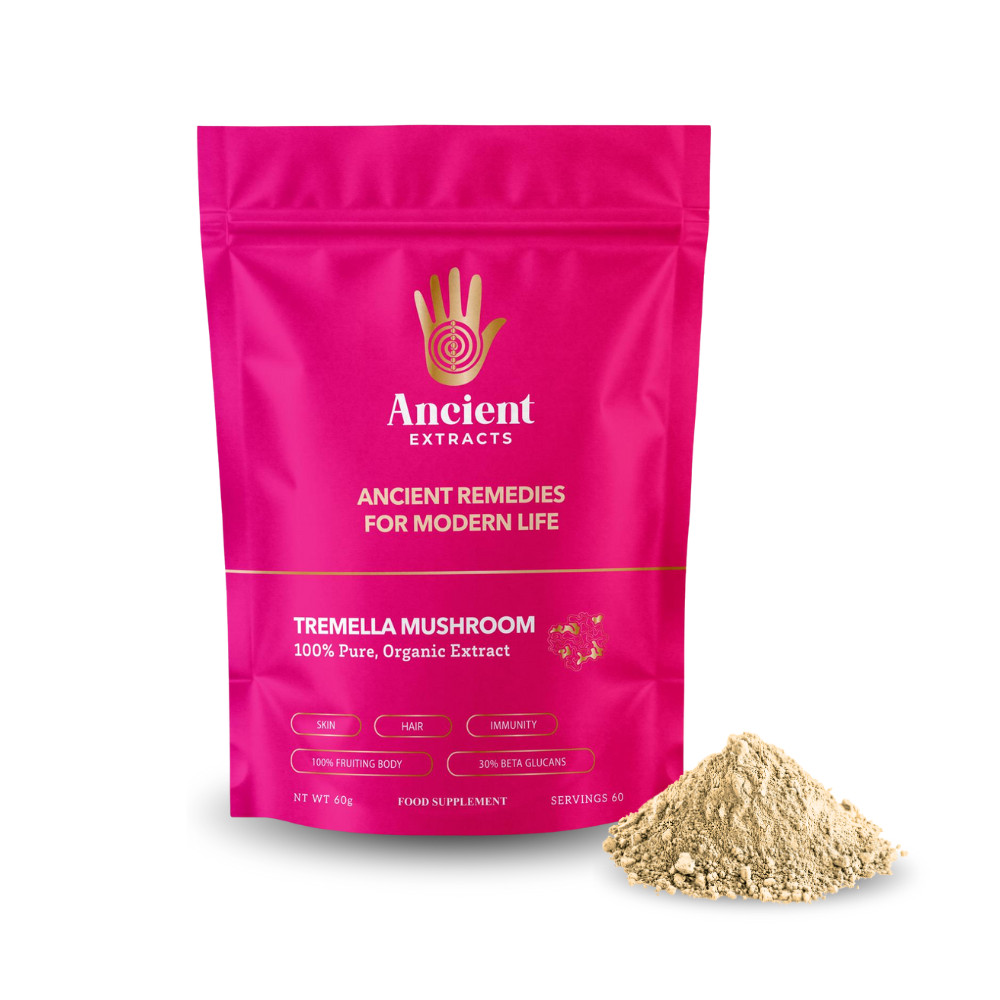 Tremella Mushroom Extract Organic - 30% Beta Glucans - Natures Botox - 60g