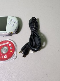 Sony PSP-3001 Portable Silver Handheld System w/ 2 Games Tested *Read*