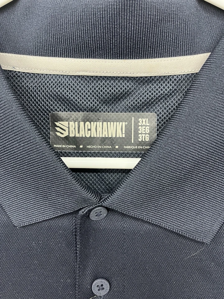BLACKHAWK! Polo táctico/militar PO01NA 3XL para hombre azul marino gama 295 Foto 3 de 4