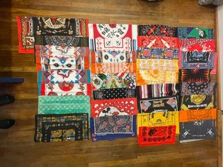 VTG NOS Western Rodeo Cowboy Bandana Lot 34 USA Cotton Hav A Hank Wamcraft