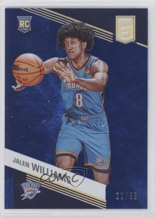 2022-23 Donruss Elite Rookies Blue 22/99 Jalen Williams #213 Rookie RC