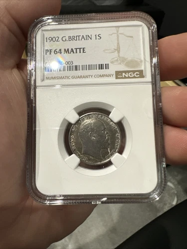 1902 Edward VII Shilling — photo from the most recent tracked eBay sale