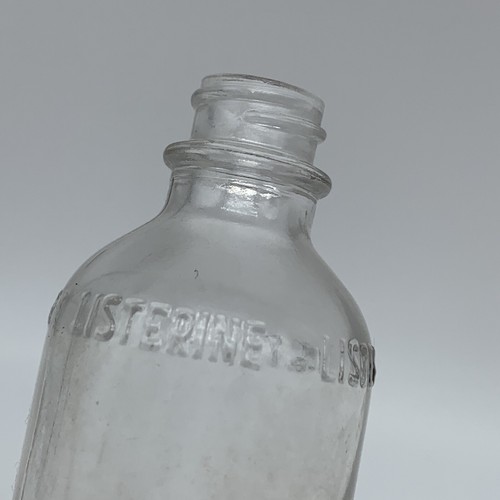 Vintage LISTERINE LAMBERT PHARMACAL CO. Glass Bottle Clear No Lid - Picture 7 of 8