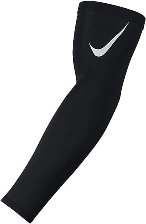 NIKE Pro Adult Dri-FIT 3.0 Arm Sleeves, Black/White, Small/Medium