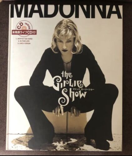 Madonna 1994 GIRLY SHOW 1st Edition  Unreleased CD Included  Good Condition - 第 1/8 張圖片