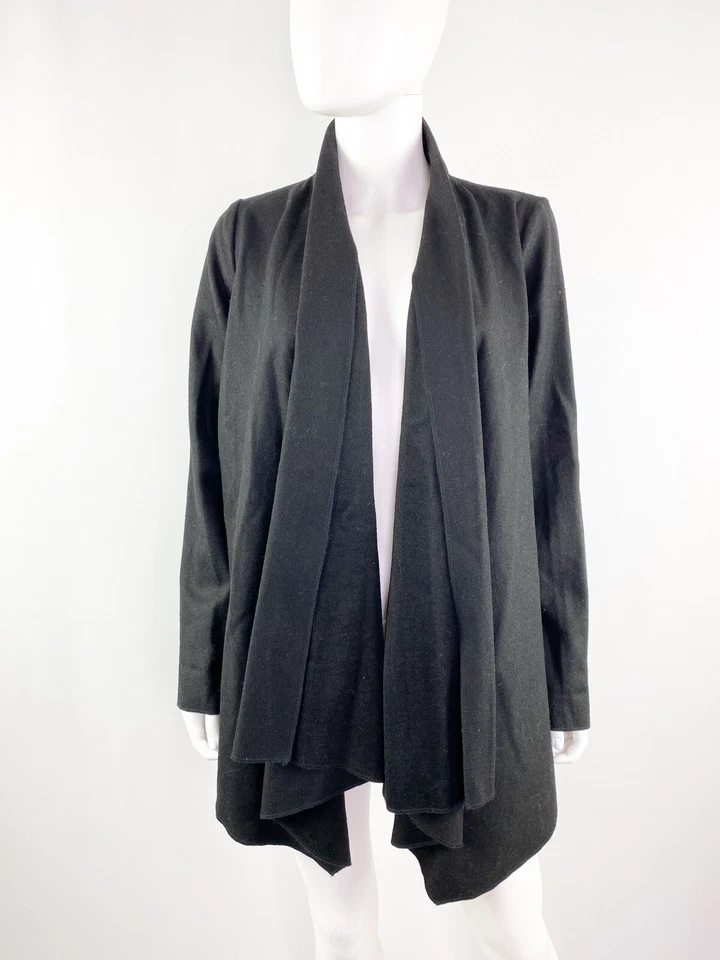 Suéter Cárdigan Cascada Negro Anthropologie Mirando a las Estrellas Talla M Abierto Foto 2 de 4