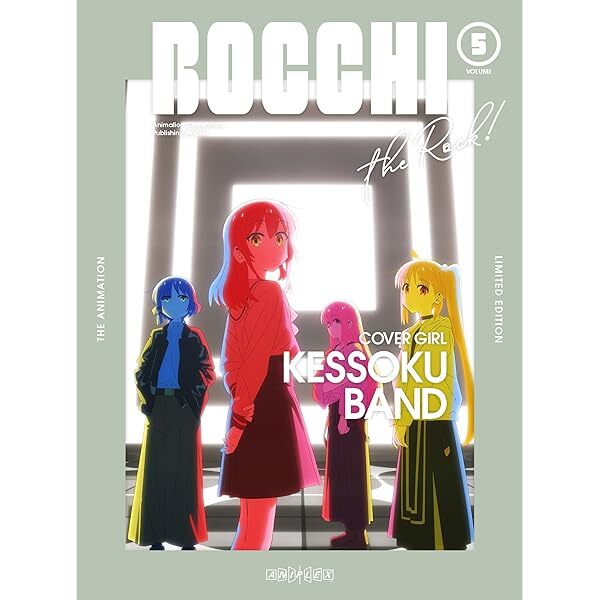 Bocchi the Rock! 5 Limited Edition Blu-ray Cover Girl Kessoku Band ANZX-1634 JP