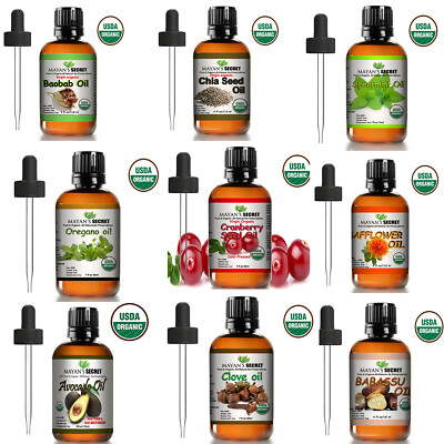 #ad 100% Pure virgin 4 oz essential oil with glass Bottle Free same day shipping $14.99