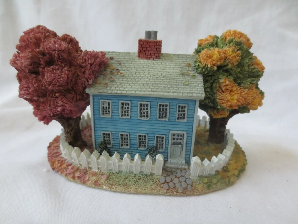 VELA YANKEE "NUESTRA AMÉRICA" AZUL CASA COLONIAL EDIFICIO PUEBLO Foto 3 de 4