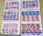 LOT-A, Southern Flags, 15mm, LOT-A, Southern 15mm flags, American Civil War