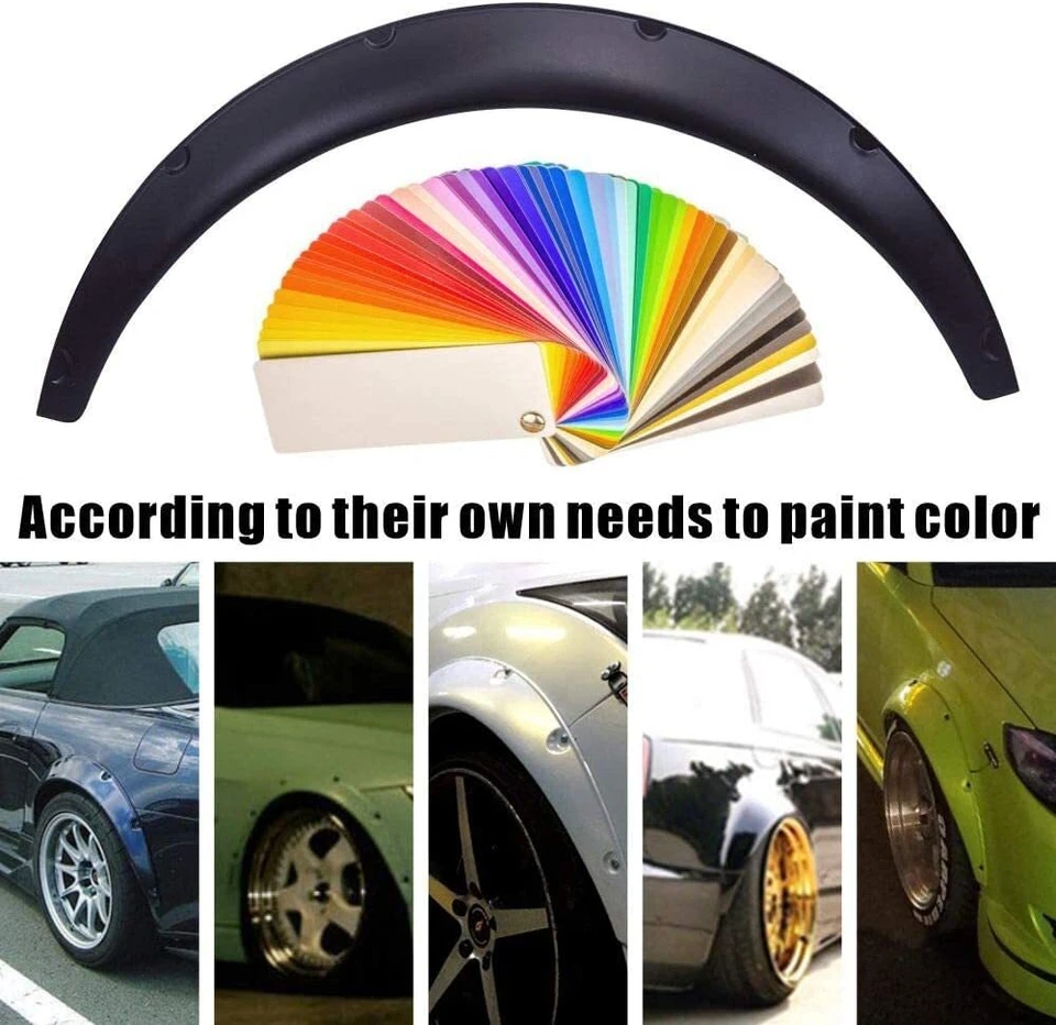 Arco de rueda de carrocería extra ancha 4 piezas para Volvo XC40 XC60 Foto 3 de 4