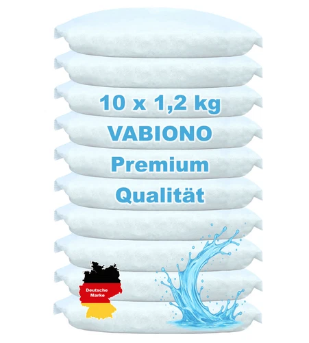 10 Nachfüllpackungen à 1,2 kg Raumentfeuchter Granulat Vliesbeutel XL-Nachfüller