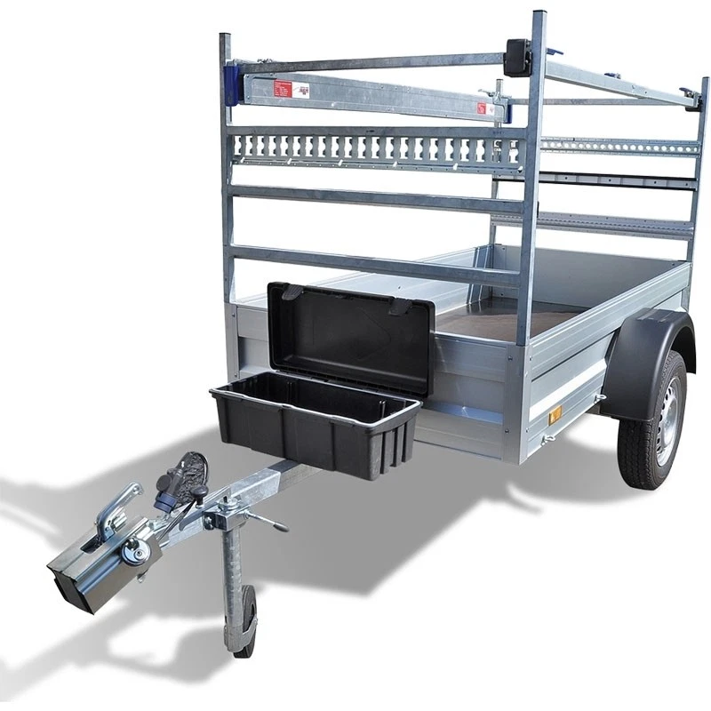 Deichselbox Daken Blackit 0 610x310x250 mm Werkzeugkasten Anhänger Staukiste Box - Bild 3 von 4